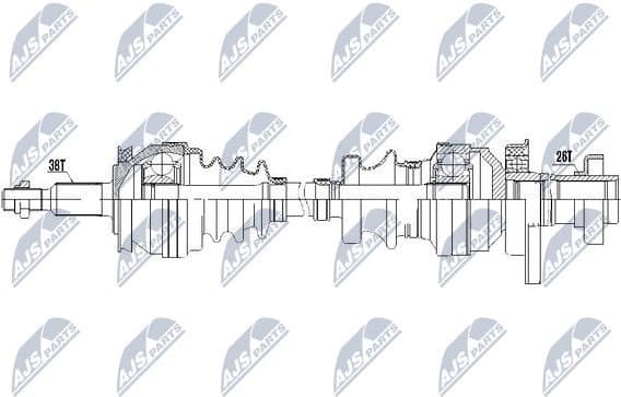 Drive Shaft NPW-VW-101