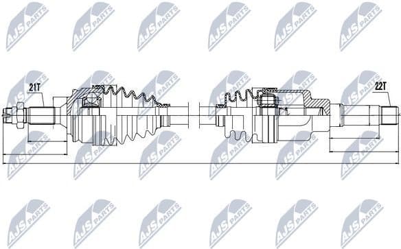 Drive Shaft NPW-PE-015 - image 4