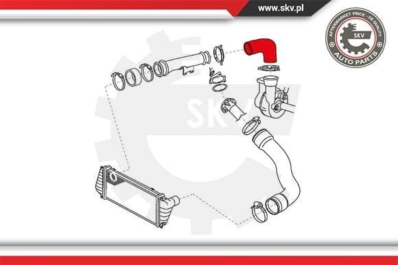 Charge Air Hose 24SKV737 - image 4