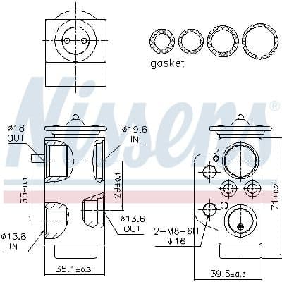 Expansion Valve, air conditioning ** FIRST FIT ** 999319 - image 2