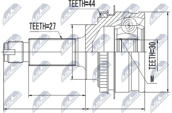 Joint Kit, drive shaft NPZ-SB-013