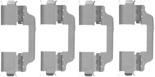 Accessory Kit, disc brake pad 1 987 474 446