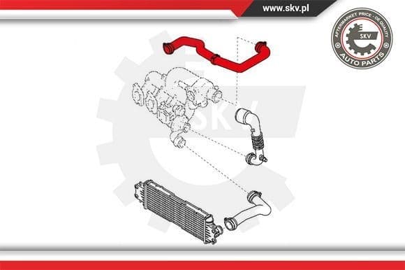 Charge Air Hose 24SKV683 - image 4