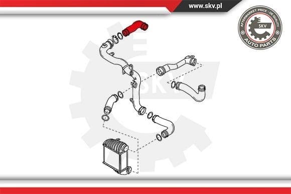 Charge Air Hose 24SKV038 - image 3