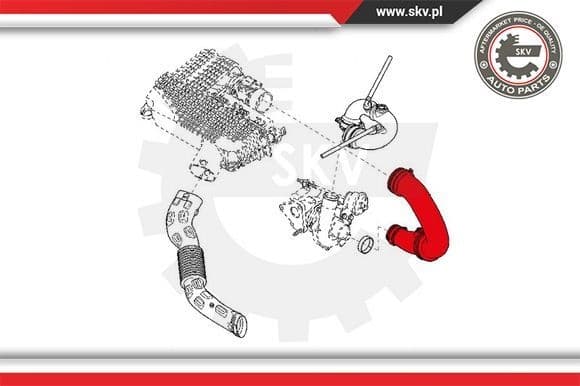 Charge Air Hose 24SKV729 - image 4