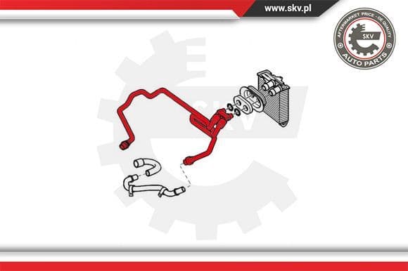 Heater Hose 43SKV805 - image 4