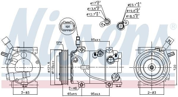 Compressor, air conditioning ** FIRST FIT ** 890640 - image 6