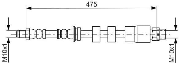 Brake Hose 1 987 481 678