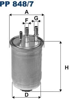 Fuel Filter PP 848/7