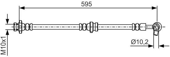 Brake Hose 1 987 481 081