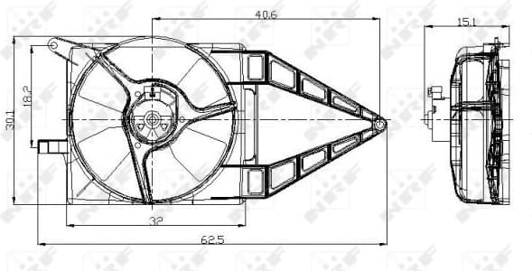 Fan, engine cooling 47020 - image 2