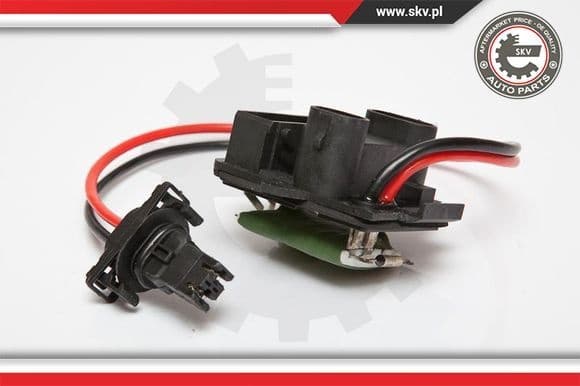 Resistor, interior blower 95SKV044 - image 2