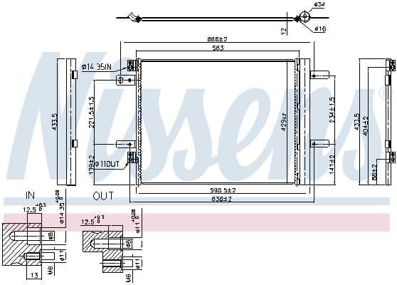 Condenser, air conditioning ** FIRST FIT ** 941091