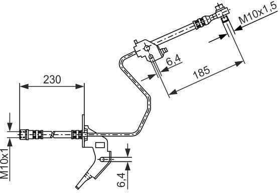 Brake Hose 1 987 476 199