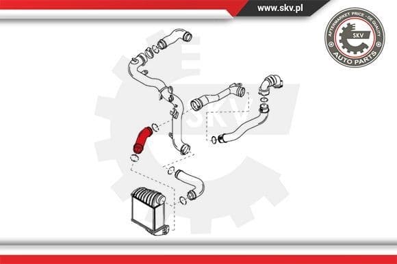 Charge Air Hose 24SKV041 - image 2