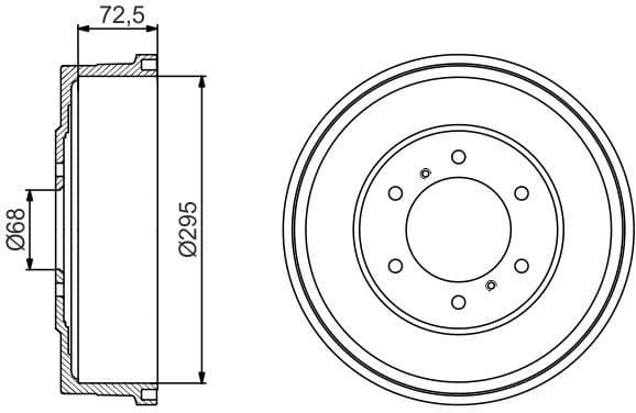 Brake Drum 0986477215