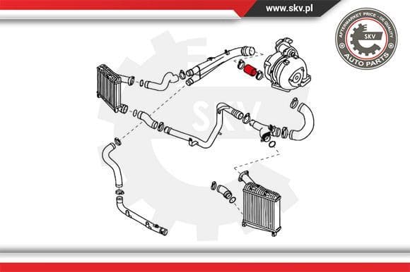 Charge Air Hose 24SKV168 - image 3