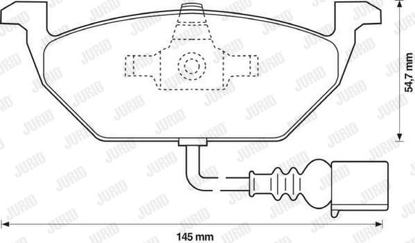 Brake Pad Set, disc brake 571971J - image 2