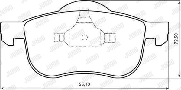 Brake Pad Set, disc brake 573003J