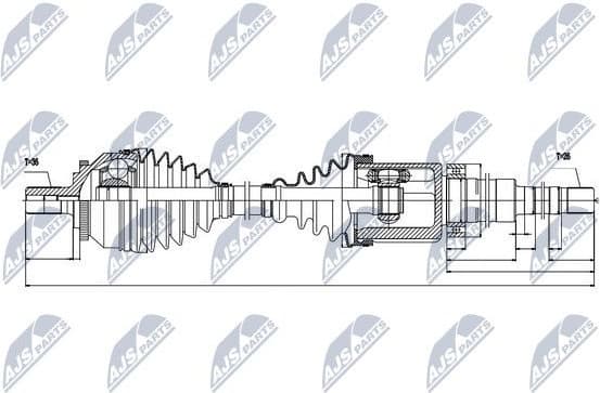 Drive Shaft NPW-VV-020 - image 5