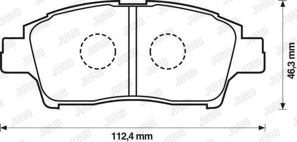 Brake Pad Set, disc brake 572404J