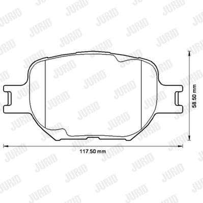 Brake Pad Set, disc brake 572517J - image 2