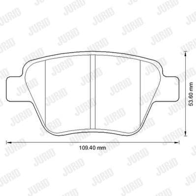 Brake Pad Set, disc brake 573312J - image 2