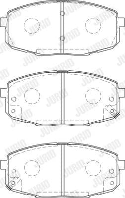 Brake Pad Set, disc brake 573730J
