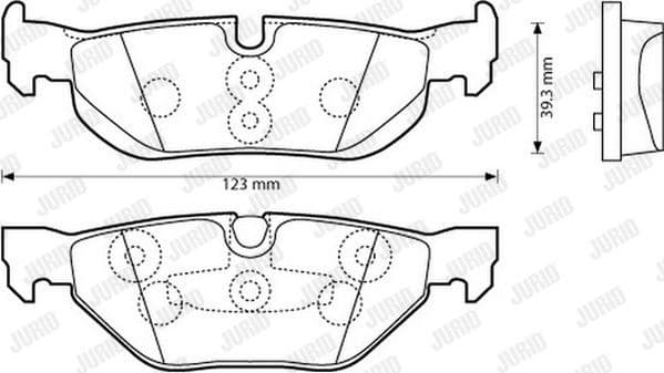 Brake Pad Set, disc brake 573139J - image 2