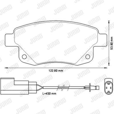 Brake Pad Set, disc brake 573277J