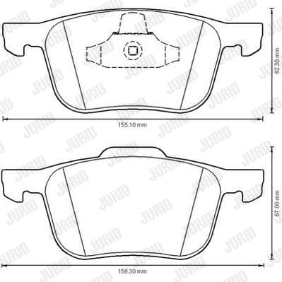 Brake Pad Set, disc brake 573209J - image 2