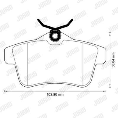 Brake Pad Set, disc brake 573315J - image 2