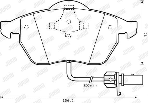 Brake Pad Set, disc brake 573022J
