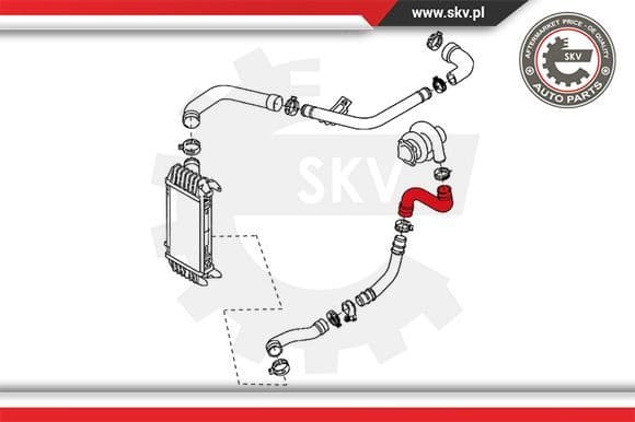 Charge Air Hose 24SKV167 - image 4