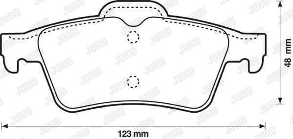 Brake Pad Set, disc brake 573018J - image 2