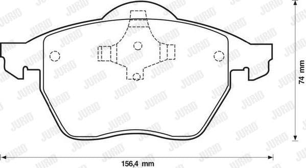 Brake Pad Set, disc brake 571921J