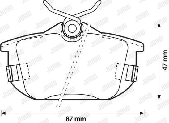 Brake Pad Set, disc brake 571941J