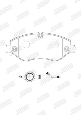 Brake Pad Set, disc brake 2922909560