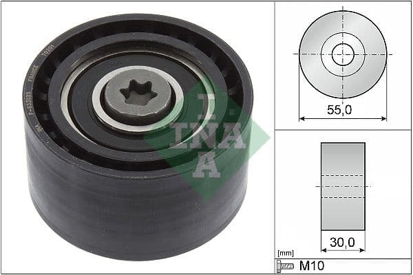 Deflection Pulley/Guide Pulley, timing belt 532 0874 10
