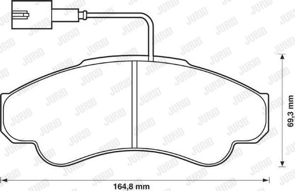 Brake Pad Set, disc brake 573114J