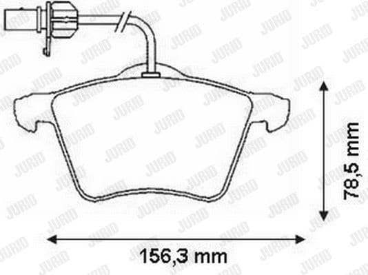 Brake Pad Set, disc brake 573206J - image 2
