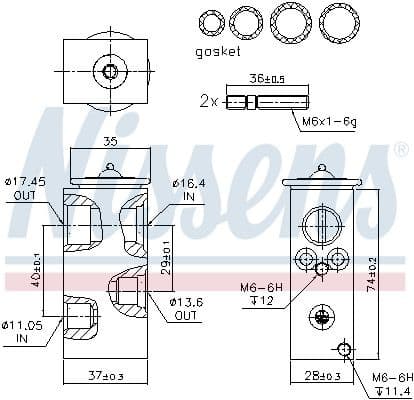 Expansion Valve, air conditioning ** FIRST FIT ** 999293 - image 6