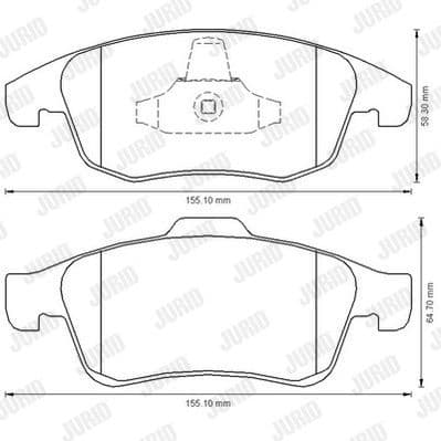 Brake Pad Set, disc brake 573192J - image 2
