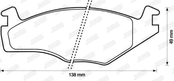 Brake Pad Set, disc brake 571317J