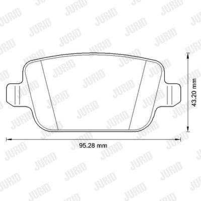 Brake Pad Set, disc brake 573263J - image 2