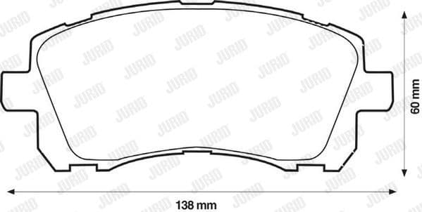 Brake Pad Set, disc brake 572423J - image 2