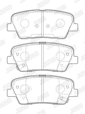 Brake Pad Set, disc brake 572639J - image 2