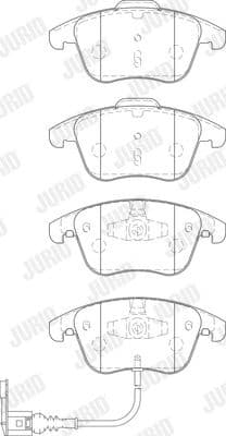 Brake Pad Set, disc brake 573246J
