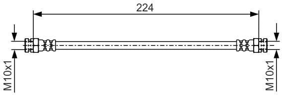 Brake Hose 1 987 481 981 - image 5