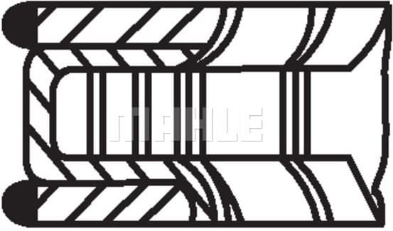 Piston Ring Set 02216N0 - image 3